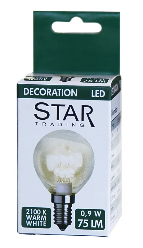 Expressversand Decoration LED, E 14 Fassung, 2100 K, A++