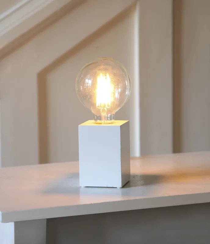 Holz-Leuchte "Lys", mit E27 Fassung, mit Schalter Neue Kollektion