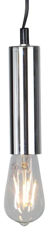 Top-Seller Hängeleuchte"Glans" chromfarbene E27 Fassung,