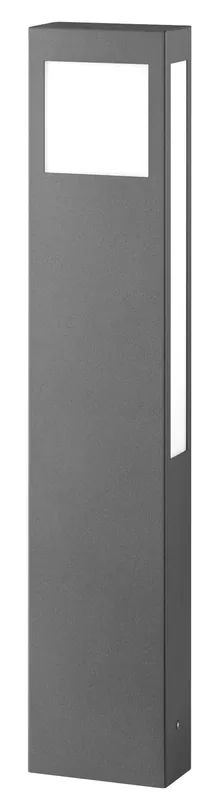 CMD Stehleuchte IP44, stahl pulverbeschichtet, anthrazit, mit Opalglas, für LM Dulux L 24 Watt, EEK Meistverkauft