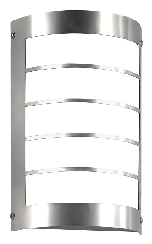 CMD Wandleuchte Edelstahl, IP44, mit satiniertem Floatglas Mega-Angebot
