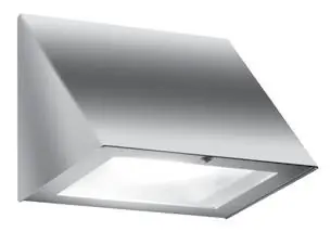 CMD LED-Wandleuchte Aqua Stone aus Edelstahl mit eingestztem Opalglas, EEK A+, LED Modul Schneller Versand