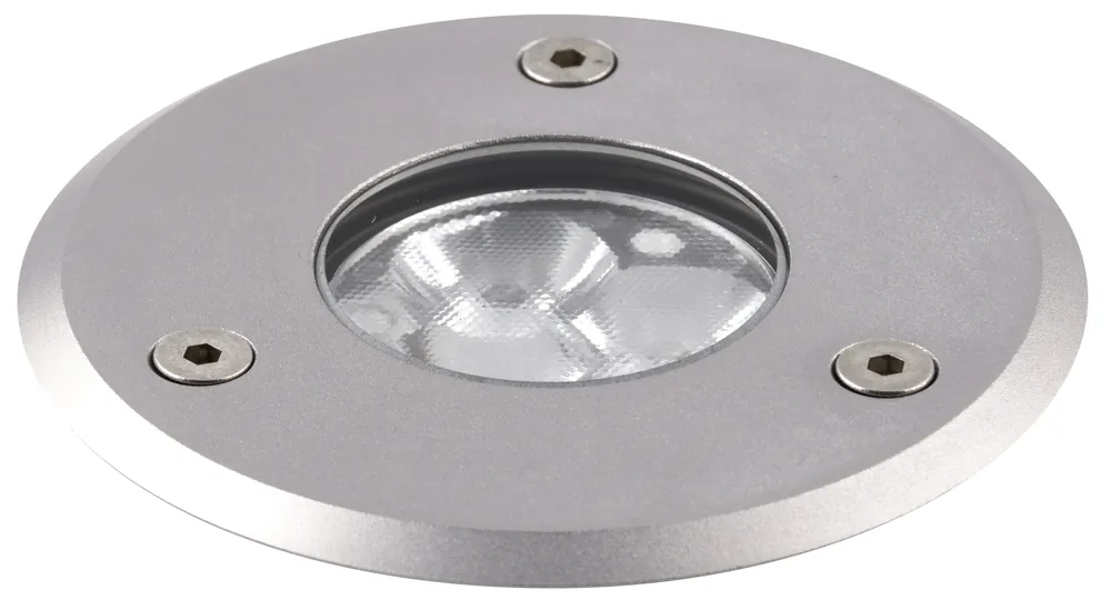 LCD LED-Bodeneinbaustrahler Edelstahl 5W 400lm 3000K Heißes Angebot