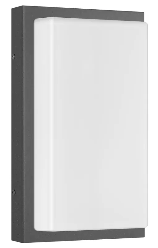 Beliebt LCD LED-Wandleuchte 13Watt Edelstahl graphit