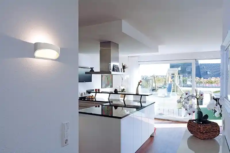 Wandaufbauleuchte, Acamar, 220-240V AC/50-60Hz, Leistung / Leistungsaufnahme: 5,00 W / 6,90 W Echt