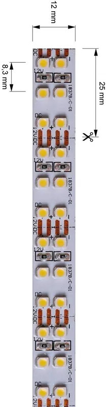 Beliebt Deko-Light Flexibler LED Stripe, 3528-2x120-12V-3000K-3300K-3m