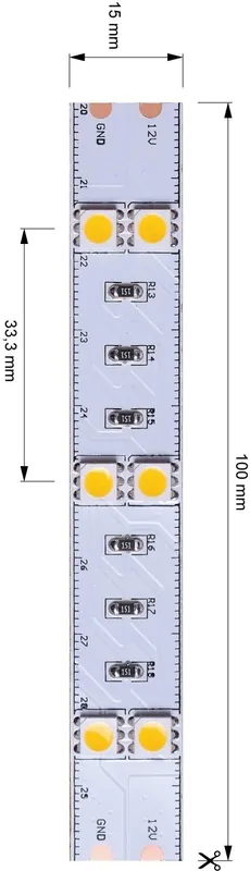 Deko-Light Flexibler LED Stripe, 5050-2x30-12V-6500K-7000K-3m Bestpreis