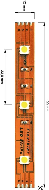 Gratis Versand Deko-Light Flexibler LED Stripe, 5050-30-12V-6500K-5m