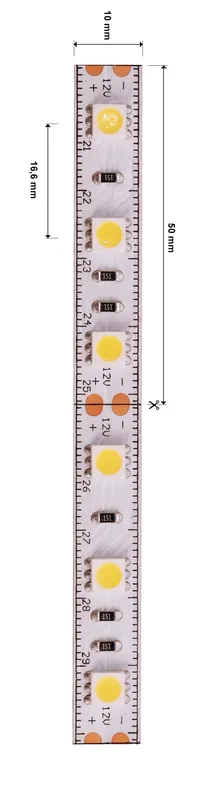 Neu Im Sortiment Deko-Light Flexibler LED Stripe, 5050-60-12V-6000K-5m-Nano