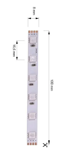 Deko-Light Flexibler LED Stripe, 5050-60-24V-RGB-3m-Nano Echt