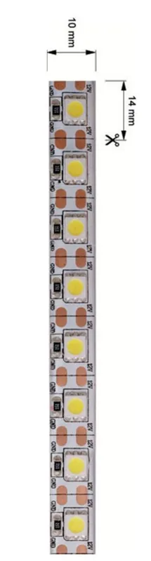 Top-Preis Deko-Light Flexibler LED Stripe, 5050-72-12V-3000K-3m-Silikon Tropfen