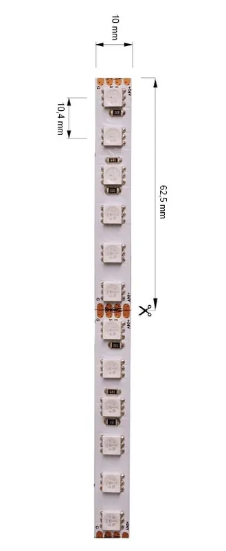 Schnäppchen Deko-Light Flexibler LED Stripe, 5050-96-24V-RGB-3m