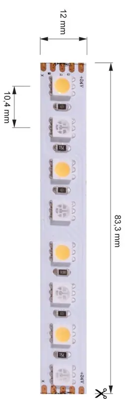 Saisonangebot Deko-Light Flexibler LED Stripe, 5050-96-24V-RGB+3000K-5m
