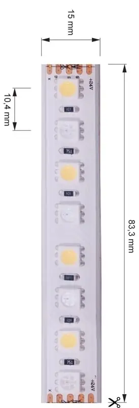 Neuheit Deko-Light Flexibler LED Stripe, 5050-96-24V-RGB+4200K-5m-Silikon