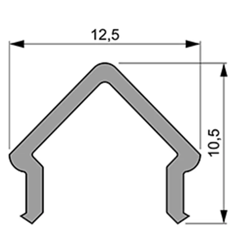Sonderangebot Reprofil, Abdeckung E-01-08, Kunststoff, milchig 40% Transmission, Länge: 1000 mm