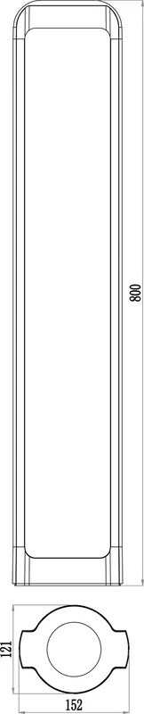 Sichere Zahlung Stehleuchte, Antliae 80, 100-240V AC/50-60Hz, Leistung / Leistungsaufnahme: 12,00 W / 13,00 W