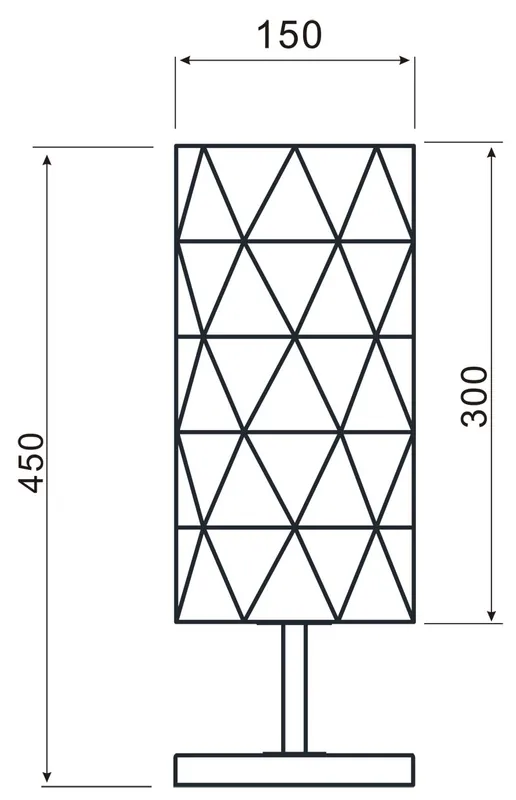 Tischleuchte, Asterope linear, 220-240V AC/50-60Hz, 1x max. 60,00 W Nur Heute