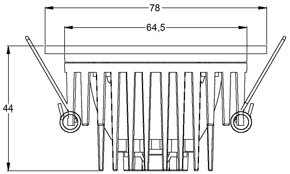Neuheit Deckeneinbauleuchte, COB 68 IP65, stromkonstant, 17-18V DC, 350 mA, Leistung / Leistungsaufnahme: 6,