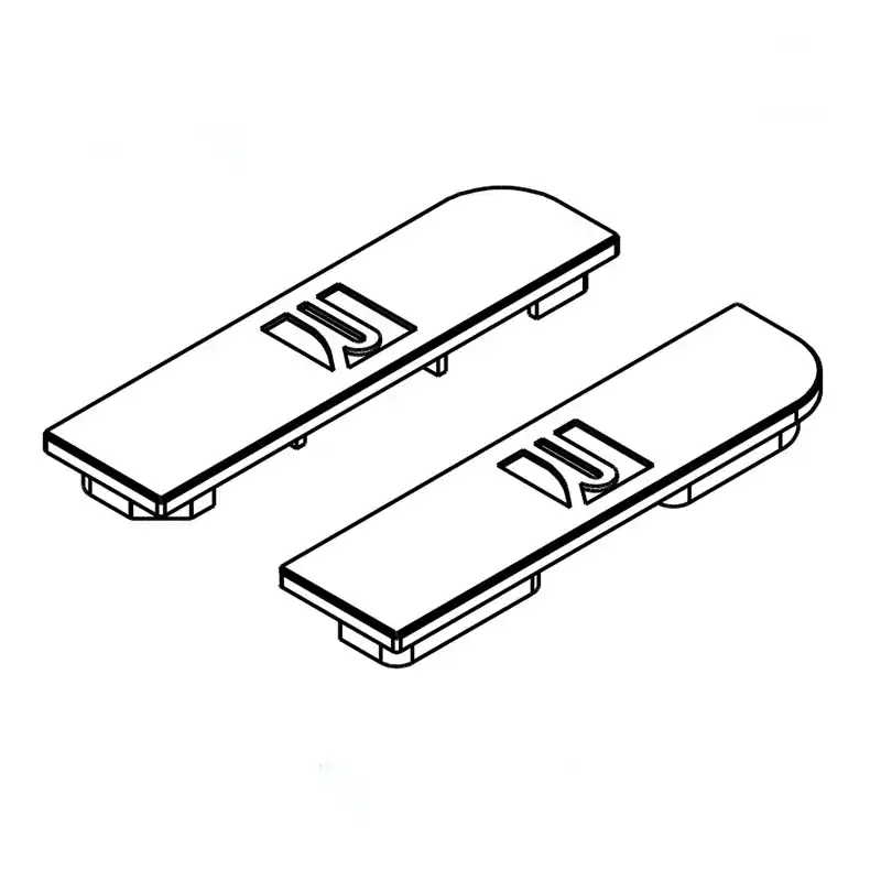 Reprofil, Endkappe P-AM-02-10 Set 2 Stk, Kunststoff Neu
