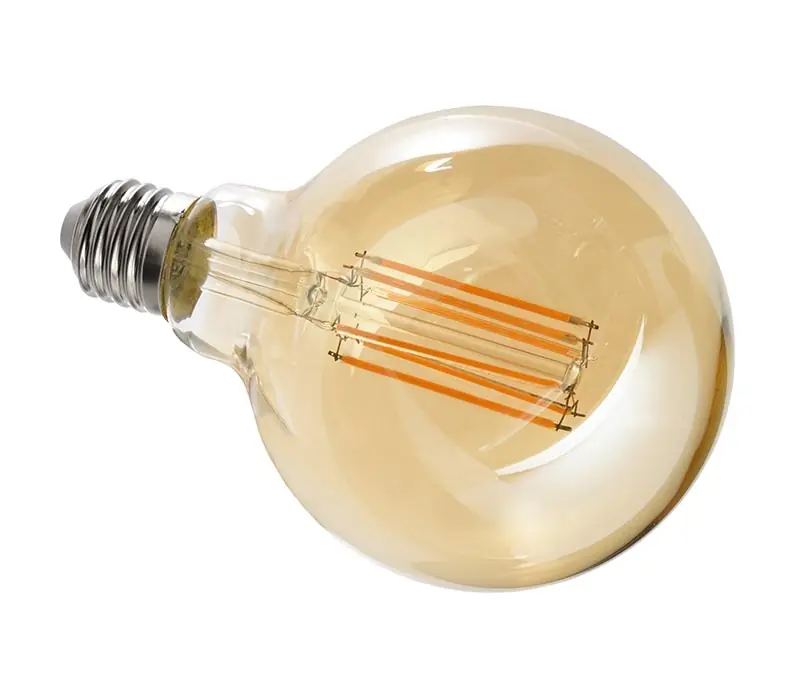 Nur Heute Leuchtmittel, Filament E27 G95 2200K, 220-240V AC/50-60Hz, E27, 8,50 W