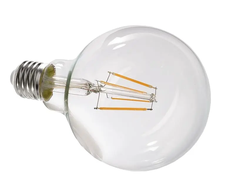 Billig Leuchtmittel, Filament E27 G95 2700K, 220-240V AC/50-60Hz, E27, 4,40 W