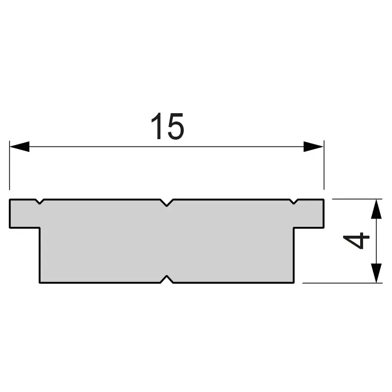Trägerprofil, LED-Träger T-01-10 für EL-03-10 Serie, Silber-matt, 1250 mm Angebot
