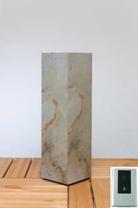 Mega-Angebot Schiefer Säule 20x20x 70 G13 2x18W 5m Zul.