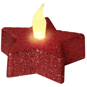 Kracherpreis LED-Tischdekoration "Star 5 cm", roter Stern