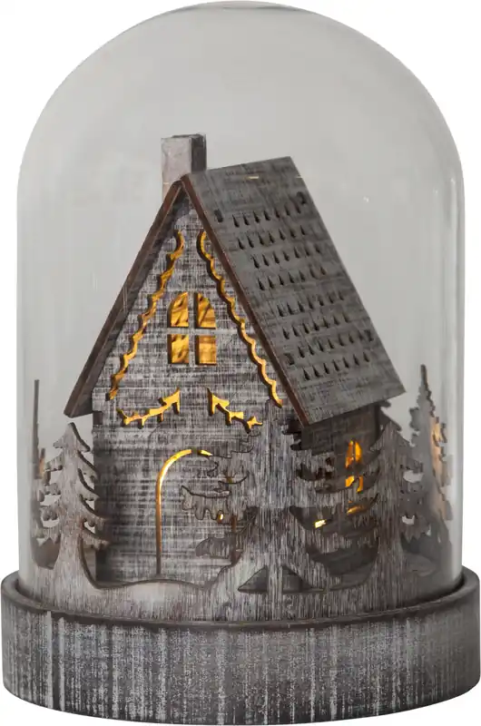 Top-Angebot LED-Deko"Kupol",braun, Haus