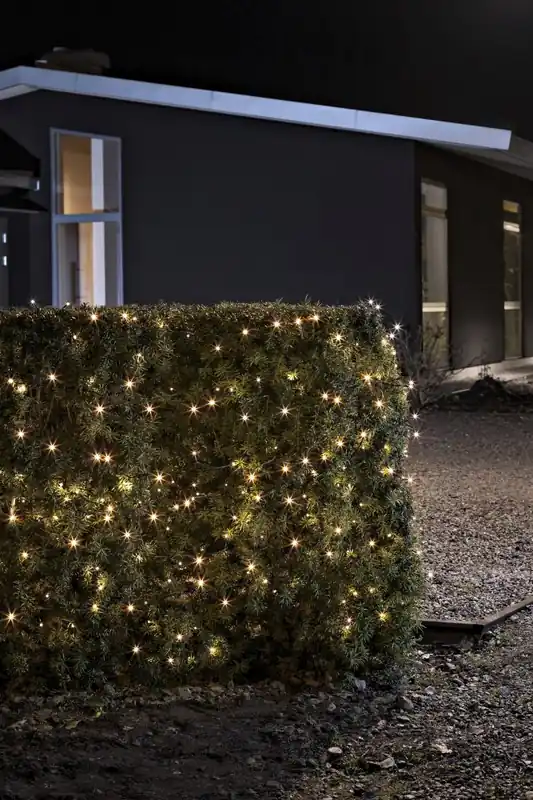Nur Heute LED Lichterkette, mit an/aus Schalter, Lichtsensor, 6h und 9h Timer, 20 bernsteinfarbene Dioden