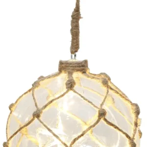 "Noah" Glaskugel mit 8 LED-Lichtern, ca. 14 cm Ø Sichere Zahlung