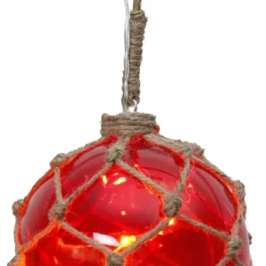 "Noah" Glaskugel mit 8 LED-Lichtern, ca. 12 cm Ø Neue Kollektion