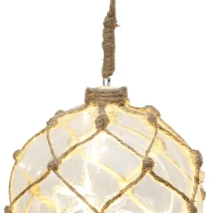 "Noah" Glaskugel mit 8 LED-Lichtern, ca. 12 cm Ø Aktuell