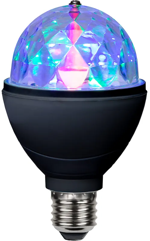 LED Disco-Licht für Lampenfassung, E27, RGB Farben Expressversand