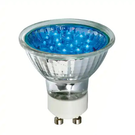 LED Reflektorlampe 1 Watt GU10 Blau 230 V Aktuell