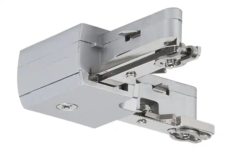 URail, Schienen-System-ZUB , L-Verbinder 230V, Chrom matt Nur Für Kurze Zeit