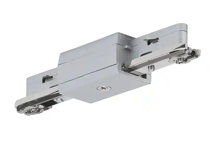 URail System Light&Easy Linien Verbinder Chrom matt 230V Metall Finale Aktion