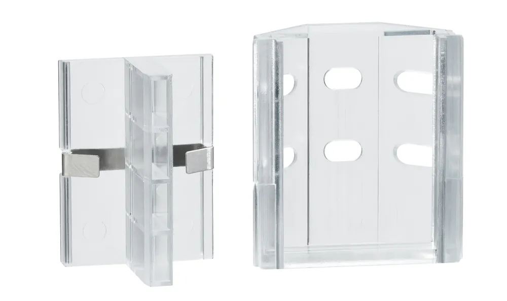 Duo Profil Clix 2er Pack Transparent, Metall, Kunststoff Schnäppchen
