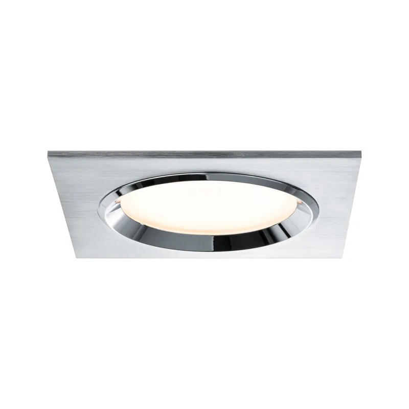 Sichere Zahlung Einbauleuchten-Set Premium Line Dice LED Alu gebürstet, starr, 3er Set