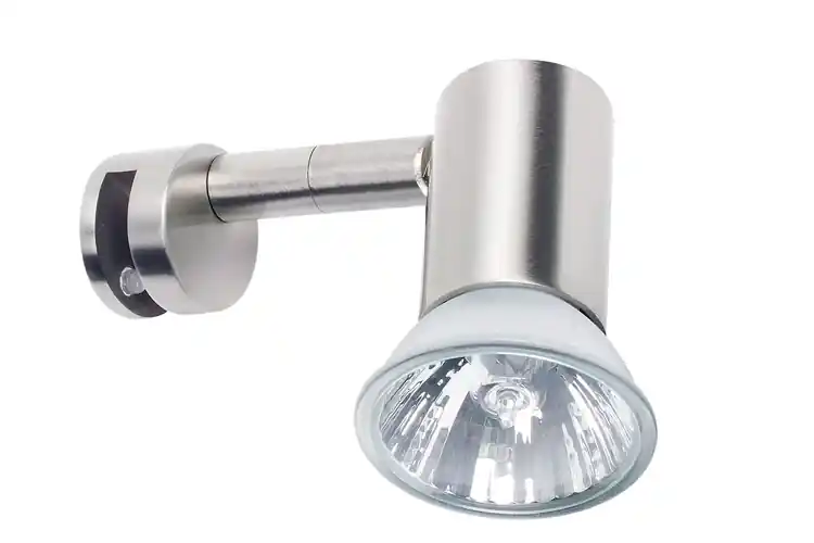 Galeria Simplo Spiegelleuchte 1x50W GU10 Eisen gebürstet 230V Metall Kostenfreie Lieferung