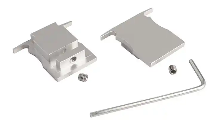 Endkappe P-ET-04-12 Set 2 Stk, Aluminium, Silber, Länge: 27 mm Echt