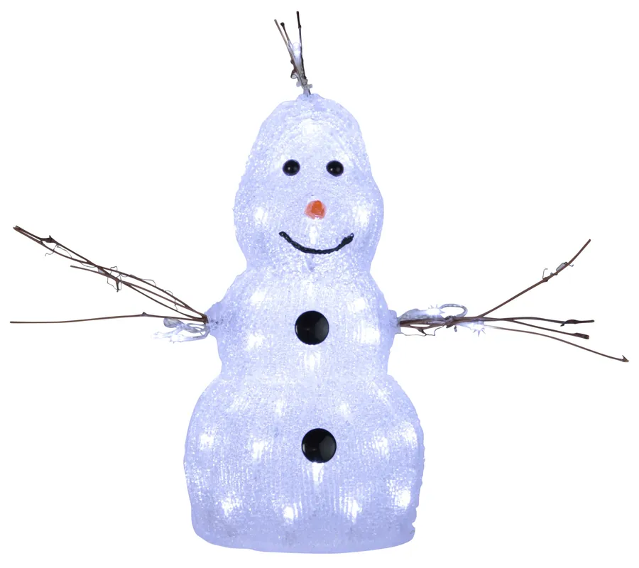 LED-Acrylschneemann "Crystal Snowman", Top-Seller