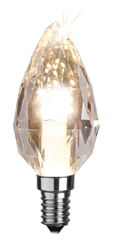 Kostenfreie Lieferung Illumination LED, E14, Diamantschliff, Glas