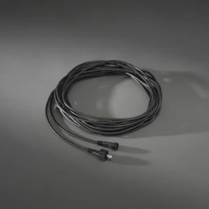 Angebot Verlängerungskabel für LED Biergartenketten, 10 Meter (2378, 2379), Außen (IP44), schwarzes Kabel