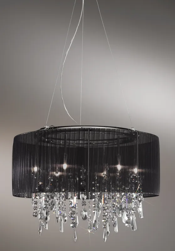 Kostenloser Rückversand Luster PARALUME, Chrom, Oslash 60, 6-flammig Chrom, Oslash 60cm, Höhe 50cm, Min. Höhe 70cm, Max. Höh
