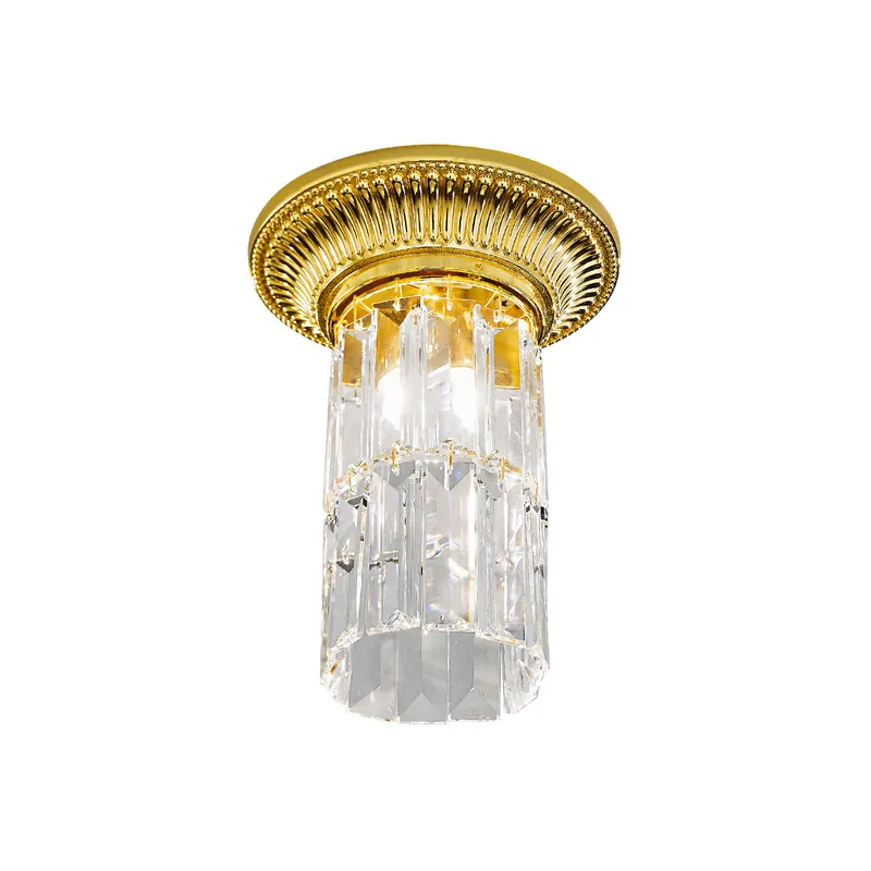 Deckenleuchte MILORD CRYSTAL, 24 Karat Gold, Oslash 16cm, Höhe 20cm, 1-flam Preiswert