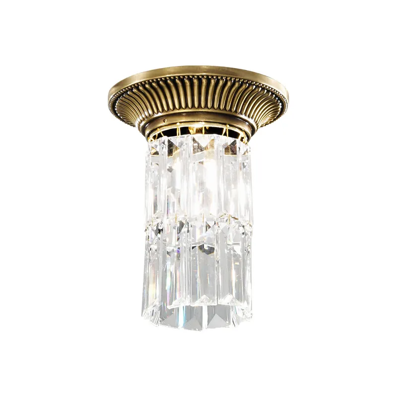 Deckenleuchte MILORD CRYSTAL, Oslash 16cm, Höhe 20cm, 1-flammig, G Echt