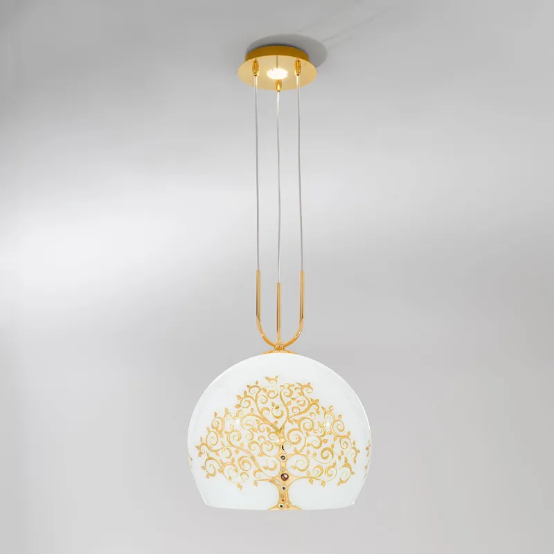 Letzte Chance Pendelleuchte LUNA, Albero Gold, Ø30