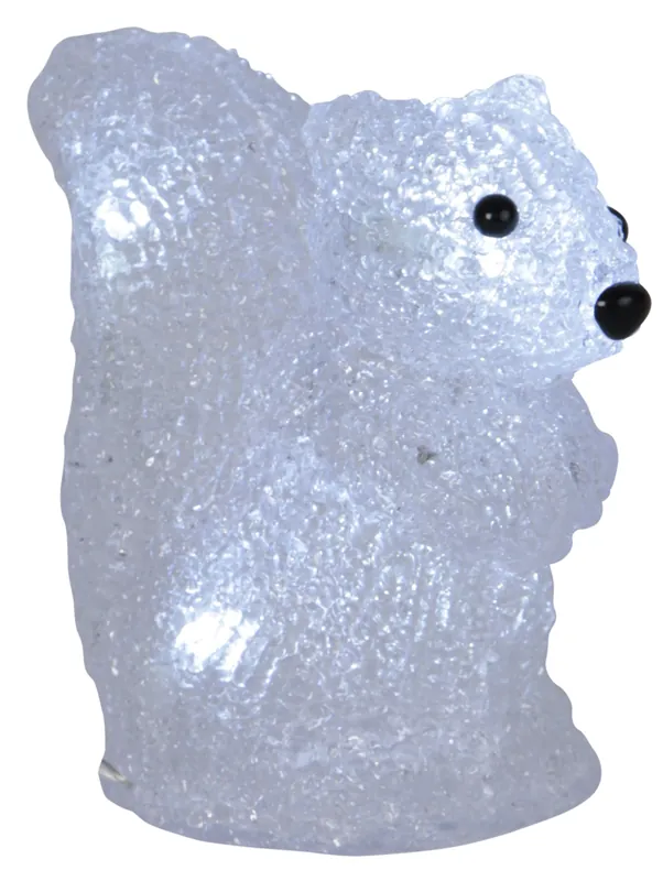 Schnäppchen LED-Acryl-Eichhörnchen "Crystal Squirrel",