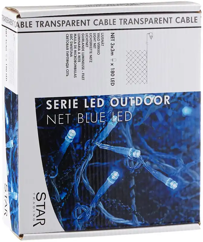 LED-Lichternetz, 180tlg., ca. 3 x 3 m Begrenztes Angebot